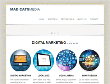 Tablet Screenshot of madcatsmedia.com